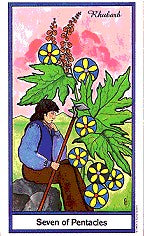 Siete de Oros - Tarot y Té