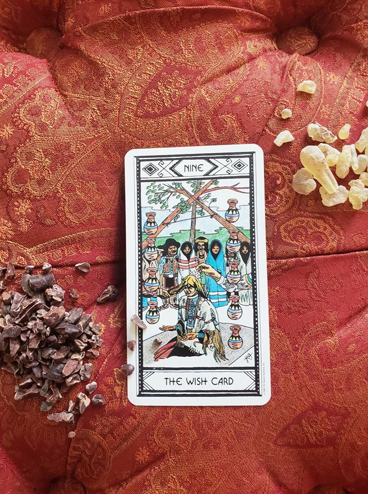 Nueve de Vasos - Tarot y Té