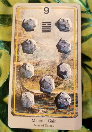 Nueve de Monedas - Tarot y Té