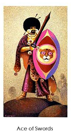 As de espadas - Tarot y té