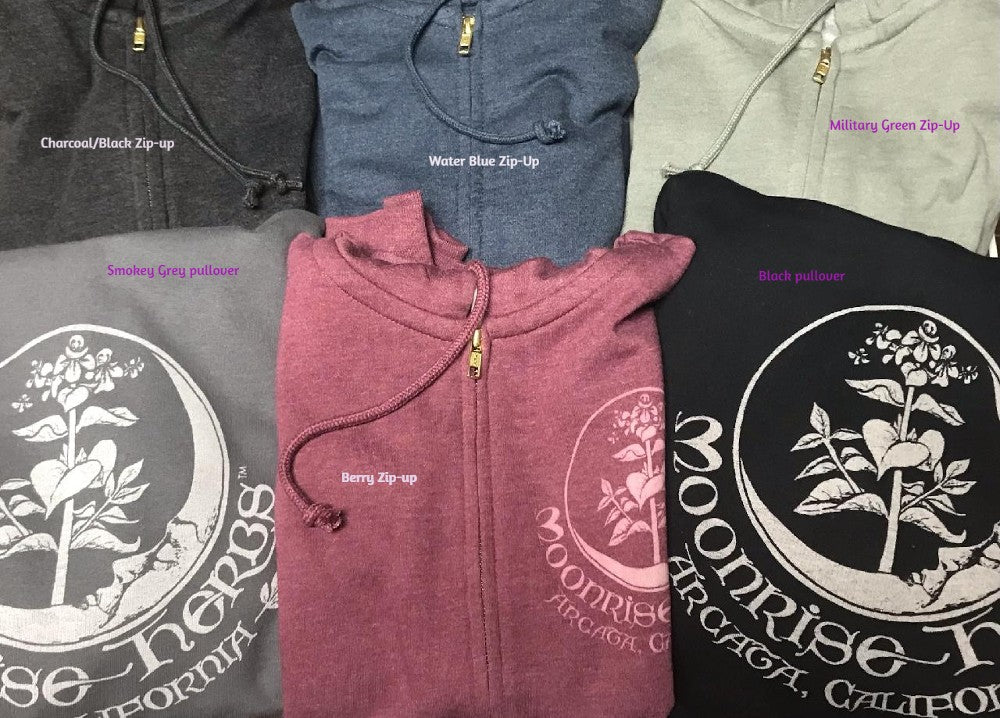 Moonrise Herbs Hooded Pullover Sweatshirt