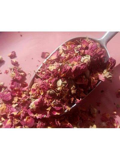 Pétales de roses rouges, bio 1oz