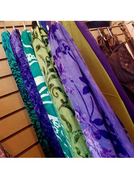 Hand-Dyed Silk Scarves
