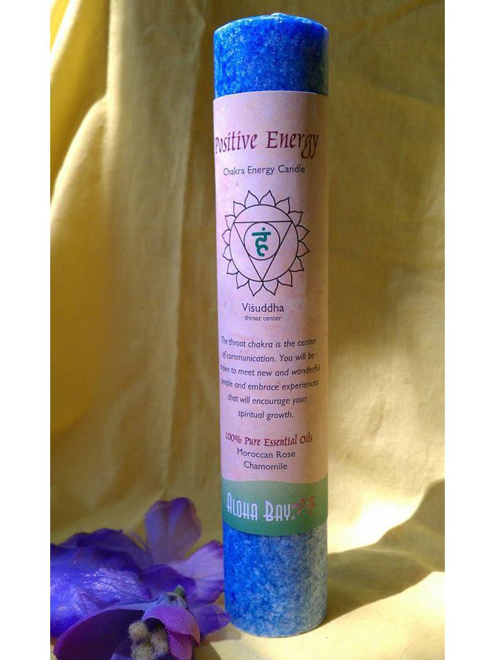 Bougie Chakra Aloha Bay "Énergie Positive"
