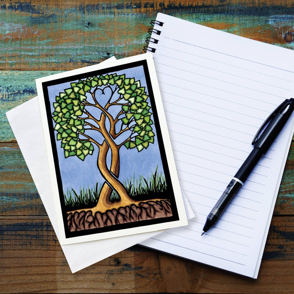 Greeting Card Together Forever Tree