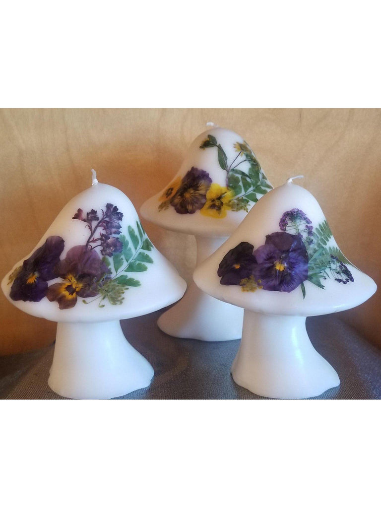 Guinevere's Candles Mushroom Flower Candles