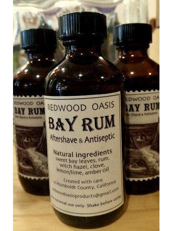 Antiséptico y para después del afeitado Redwood Oasis Bay Rum