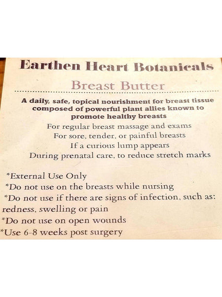Breast Butter by Earthen Heart Botanicals