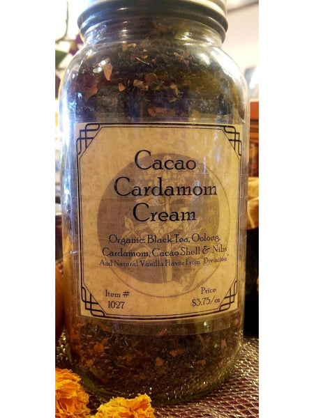 Crème Cacao Cardamome, bio 1oz
