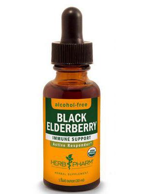 Herb Pharm Glicerita de saúco negro, 1 oz