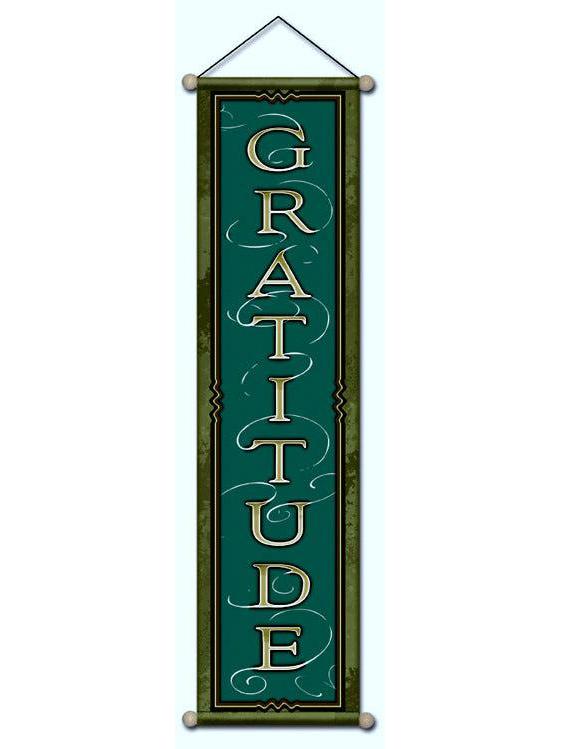 Banner de gratitud, pequeño