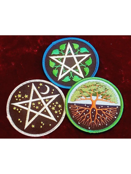 Pentagram & Tree of Life Patches