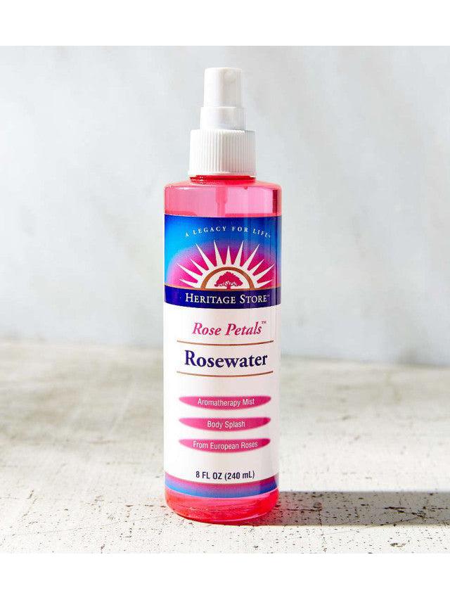 Heritage Store Rosewater, 8oz